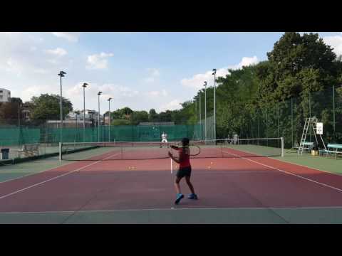 Sarah a l'entraînement