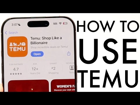 How To Use Temu! (Complete Beginners Guide)