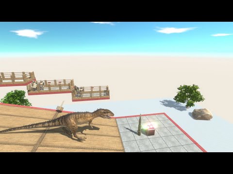 Run and escape from Ghor Hammer and deadly spike - Animal Revolt Battle Simulator