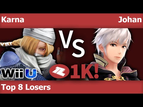 TLOC 1K May  - TTN | Karna (Sheik) vs Johan (Robin) Top 8 Losers - Smash 4
