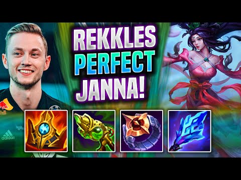 REKKLES PERFECT GAME JANNA! - KC Rekkles Plays Janna SUPPORT vs Lulu! | Preseason 2022