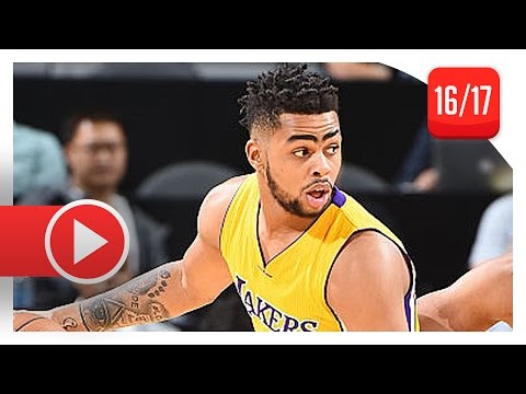 D’Angelo Russell Full PS Highlights vs Kings (2016.10.13) – 31 Pts 11 Ast