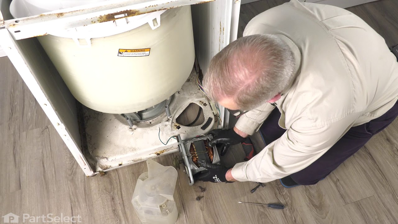 Replacing your Maytag Washer Motor Pivot Spring Replacing your Maytag Washer Motor Pivot Spring
