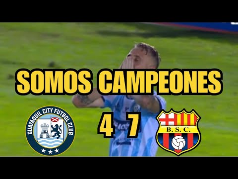 WE ARE CHAMPIONS HAHA!! GUAYAQUIL CITY 1 2 BARCELONA SC (3 5 ON PENALTIES)