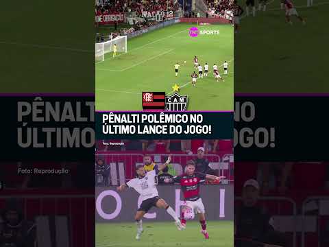 LANCE POLÊMICO! FLAMENGO TEVE PÊNALTI MARCADO NO ÚLTIMO MINUTO E CARRASCAL CONVERTEU #shorts