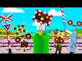 Railroad Crossing In Pixel World