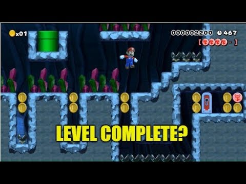 Trolled At The End by a "Simple Red/Pink Coin Level" On Super Mario Maker!