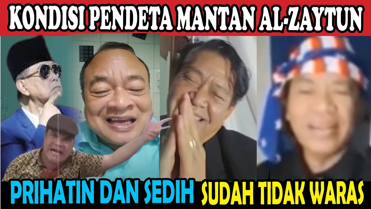 SUNGGUH MIRIS KONDISI PENDETA MANTAN AL ZAYTUN