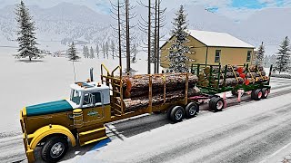 BeamNG drive - super load of wood