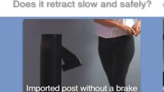 The Visiontron Retracta-Belt Difference Crowd Control Stanchions | Adv