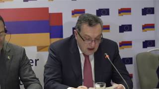 Joint press conference of Deputy Foreign Minister and EU officials