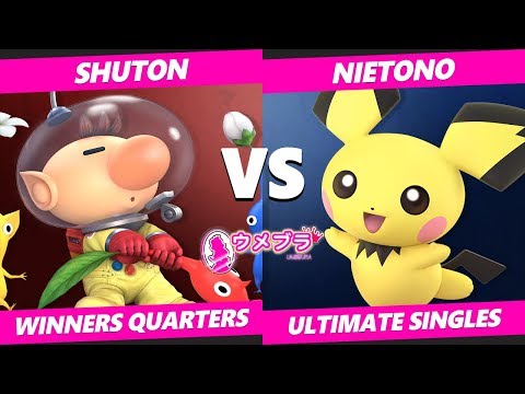 Japan Smash Ultimate Tournament - SST | Shuton (Olimar) Vs DNG | Nietono (Pichu) Umebura SP2 SSBU WQ