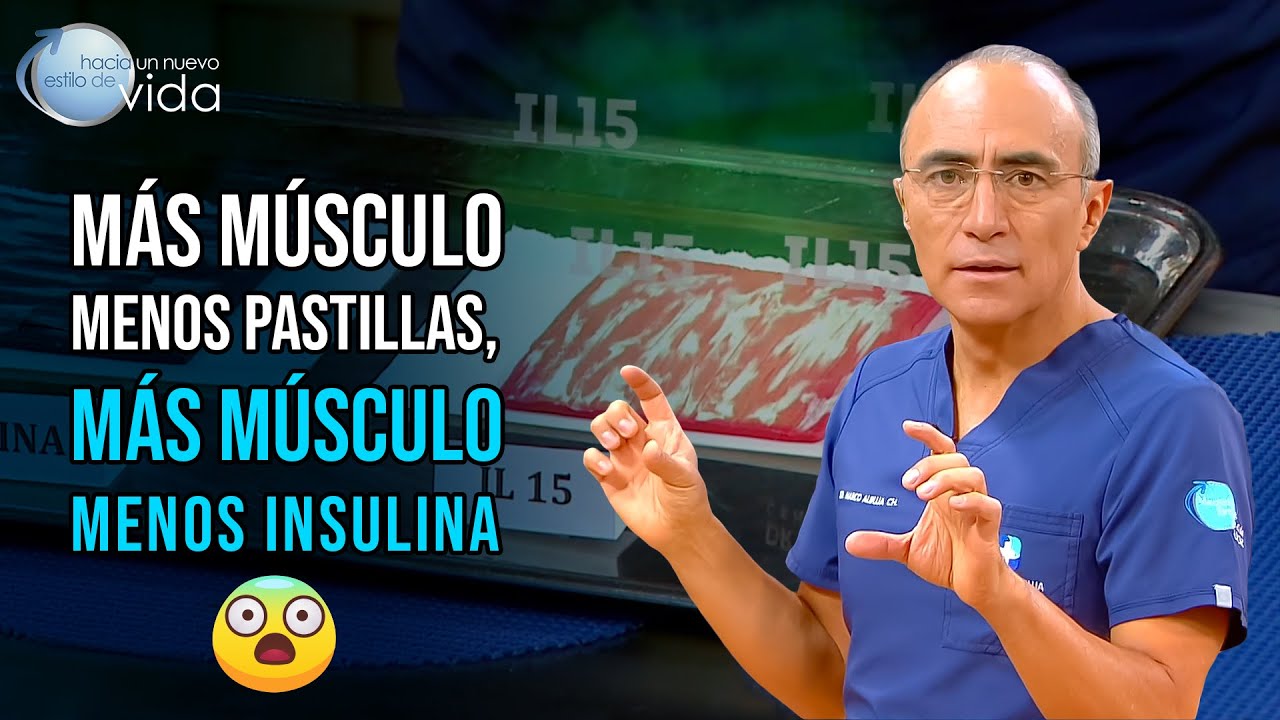 Más músculo menos pastillas, más músculo menos insulina