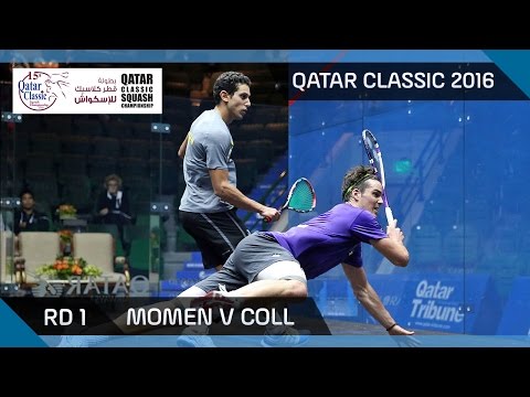 Squash: Momen v Coll - Qatar Classic 2016 Rd 1 Highlights