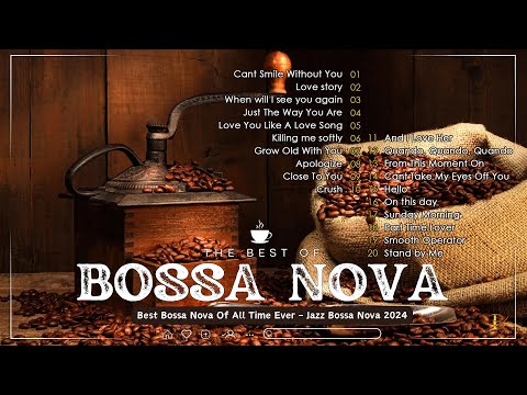 Best 20 Relaxing Beautiful Bossa Nova 80's 90's💛Jazz Bossa Nova Covers Collection ( Video & Lyric )