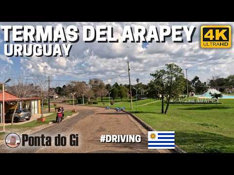 Entre piscinas y naturaleza | Descubriendo Termas del Arapey #DRIVING 4K 2026 - URUGUAY