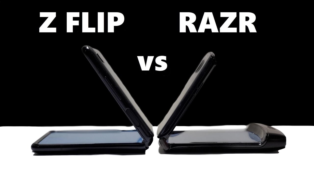 Galaxy Z Flip vs Moto RAZR Speed Test, Speakers, Battery & Cameras!