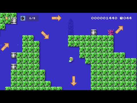 TMNT Nes Dam Level by Aaron707 - Super Mario Maker 2 - No Commentary 1bx 1by