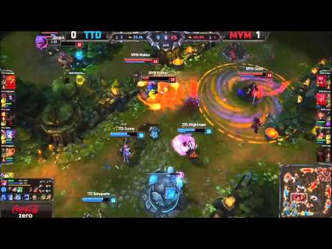EU Challenger Spring 2014 3rd Place G2:MYM vs TTD Highlights