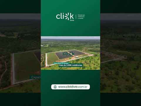 Usina solar da ClickLivre em Coração de Jesus (MG): energia limpa que gera economia