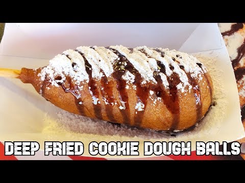 Deep Fried Cookie Dough Balls - LA County Fair 2019