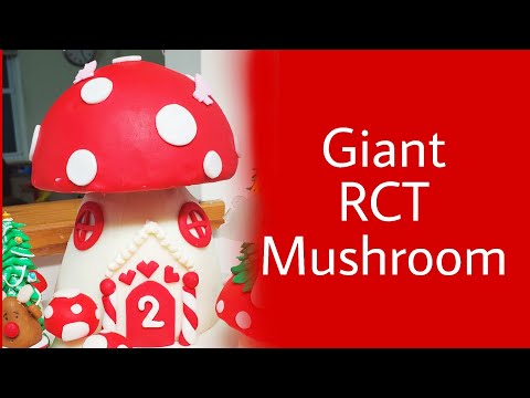 Rice Crisp Treat Giant Mushroom || RCT || Mushroom Cake Topper