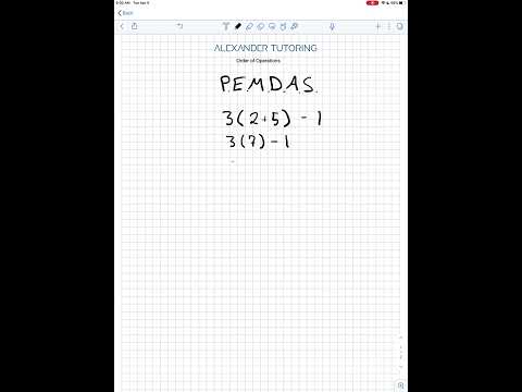 Pre-Algebra Tutoring 27 Order of operations