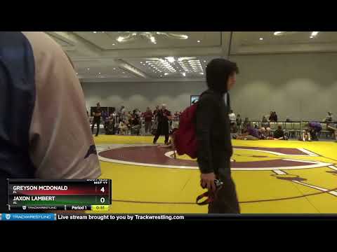 70 Lbs 1st Place Match - Greyson McDonald, FL Vs Jaxon Lambert, AL 13d1