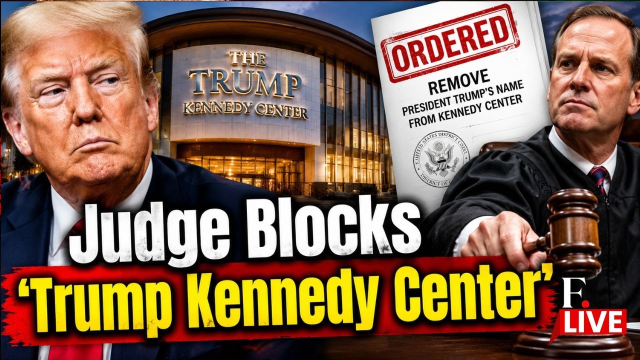 BREAKING NEWS LIVE: Trump Reacts After Judge Orders Kennedy Center Name Change Reversed