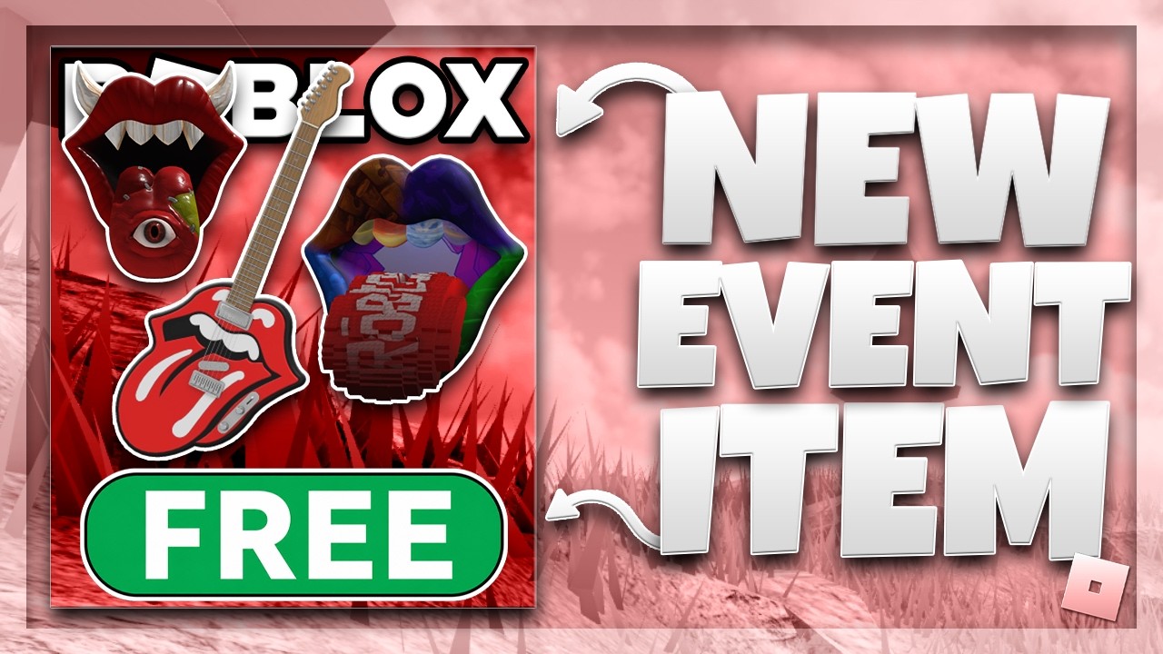 ROBLOX THE ROLLING STONES EVENT ITEMS REVEALED!