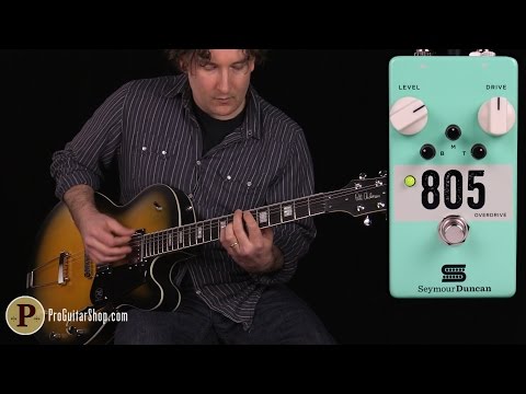 Обзор педали эффектов Seymour Duncan 805 Overdrive