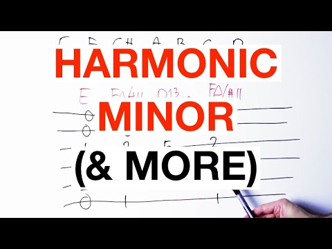 How To Make Music With The HARMONIC MINOR Scale