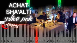 Achat Sha’alti by Razel Family | אחת שאלתי | Easy piano tutorial with chords