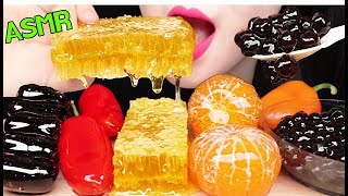 Download lagu MOST POPULAR FOOD FOR ASMR *HONEYCOMB, CANDIED FRUITS TANGHULU, TAPIOCA PEARLS BOBA 벌집꿀, 탕후루 먹방 mp3