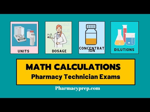 Pharmacy Calculations for Pharmacy Technician Exams Made Easy