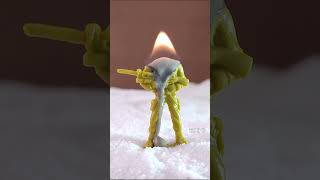 Melting Army Man | Plastic Army Man Melting | Toy Soldier On Fire | 🔥🔥🔥