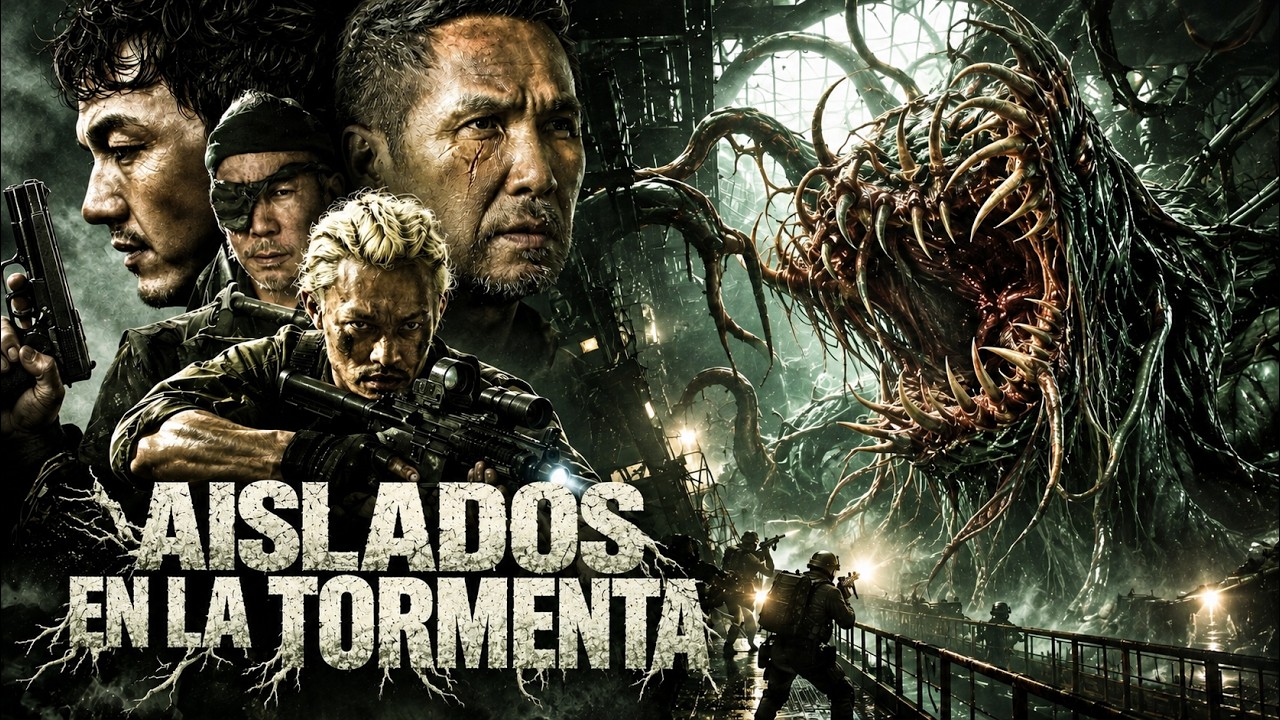 Aislados En La Tormenta PELÍCULA COMPLETA | Películas de Monstruos Gigantes | LA Noche de Películas