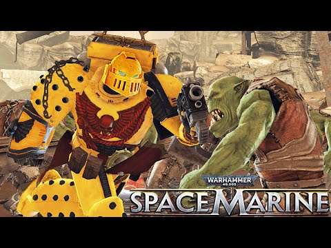 1 Imperial Fists Veteran vs 600 Orks! - Augmented Mod | Warhammer 40K: Space Marine
