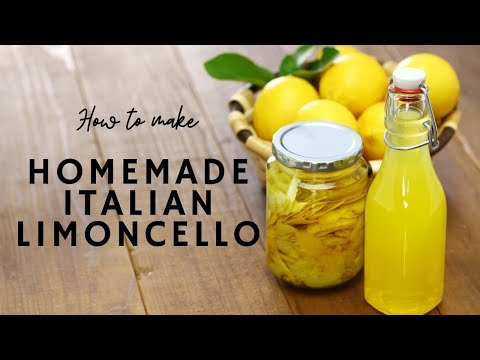 Homemade Limoncello recipe