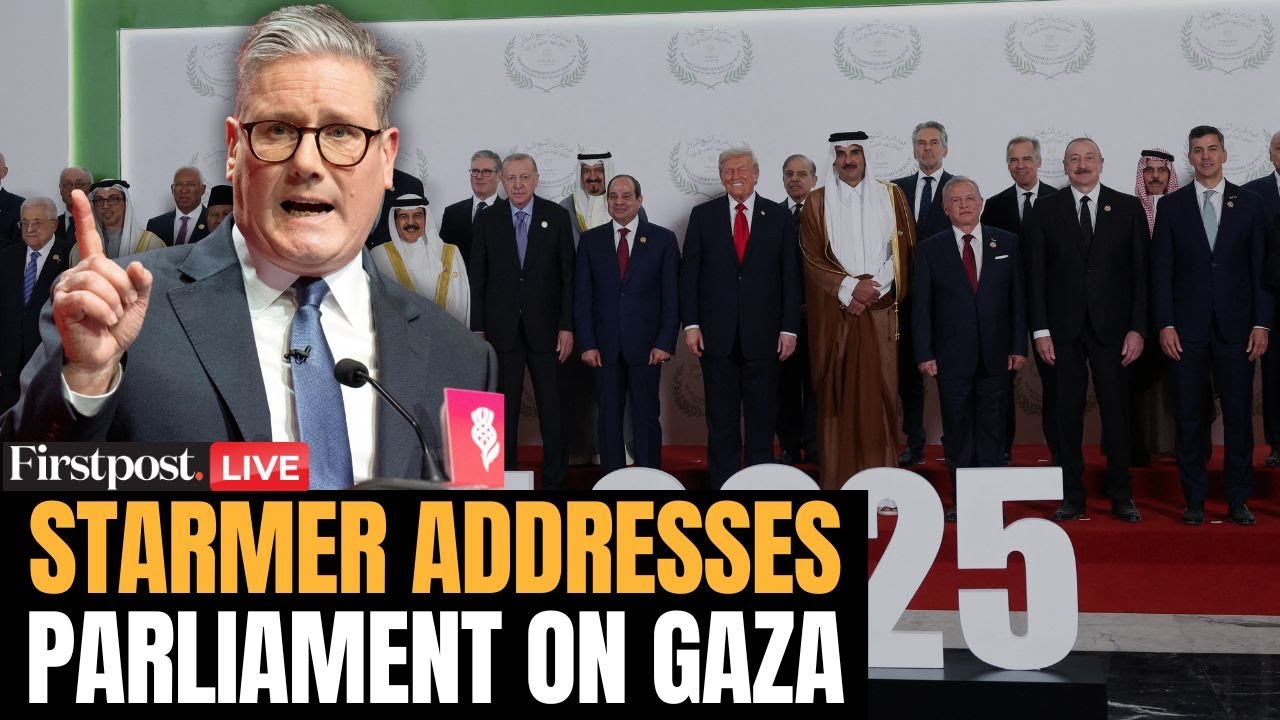 Starmer LIVE: UK PM Keir Starmer Addresses Parliament Day After Gaza Peace Summit 2025 in Egypt
