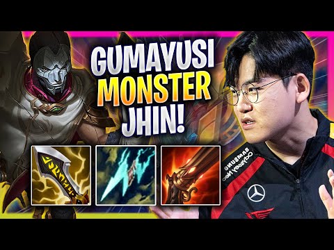 GUMAYUSI IS A MONSTER WITH JHIN! - T1 Gumayusi Plays Jhin ADC vs Ashe! | Season 2024