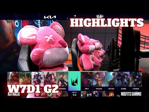 Astralis vs Misfits - Highlights | Week 7 Day 1 S11 LEC Spring 2021 | AST vs MSF