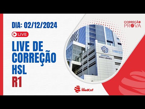 Correção HSL R1 2025 - Gabarito Prova de Residência Médica HSL  2025 R1 Acesso Direto