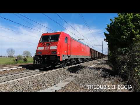 483 DB. CON CARRI MERCI IN TRANSITO VELOCE A SECUGNAGO (LODI) MART. 30 - 4 - 2019