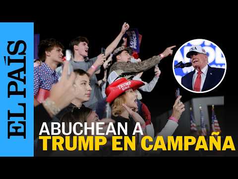 ELECCIONES MIDTERM | Abuchean Trump en Carolina de Norte durante un acto de campaña | EL PAÍS