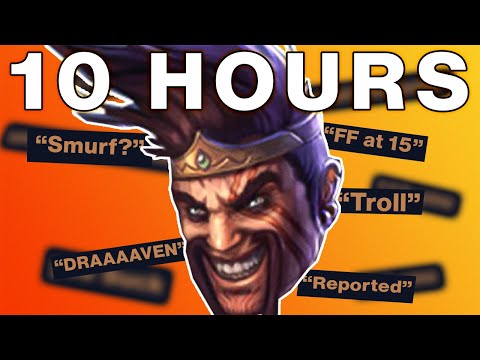 I Spent 10 Hours Learning the LEAGUE OF DRAVEN!!!