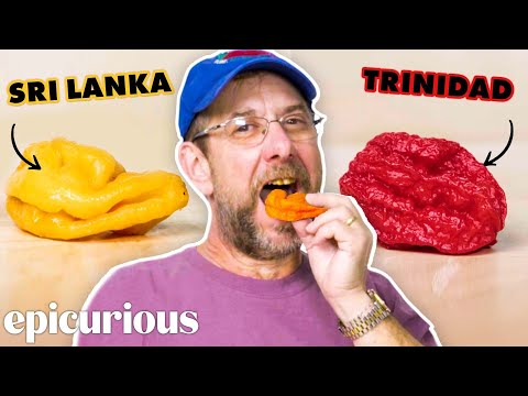 Smokin' Ed Currie Tastes The Hottest Peppers From 11 Countries | Epicurious