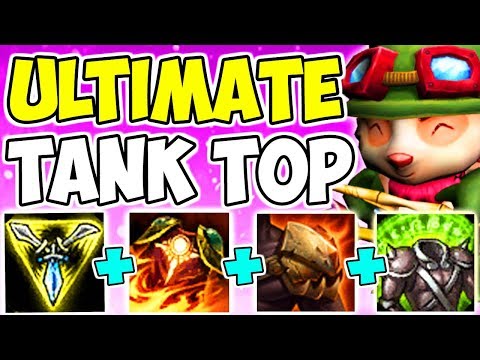 UNBELIEVABLE LANING PHASE!!!  Top Teemo Full Tank Bruiser On-Hit AD Build League Of Legends S9