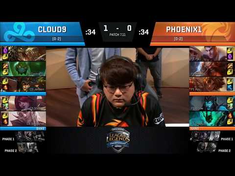 C9 VS P1 Highlights Game 2 | NA LCS Summer 2017 | Phoenix1 vs Cloud9