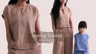 Easy DIY Blouse + Sewing Patterns [Beginner Sewing] - PINS N PATTERNS